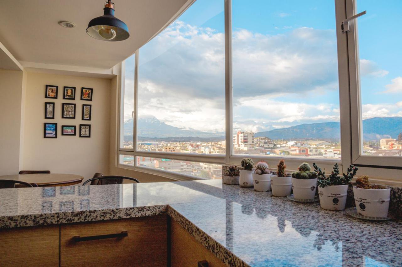 Апартаменты Wanderlot - Departamento Leganza - Penthouse Lujoso Риобамба Экстерьер фото