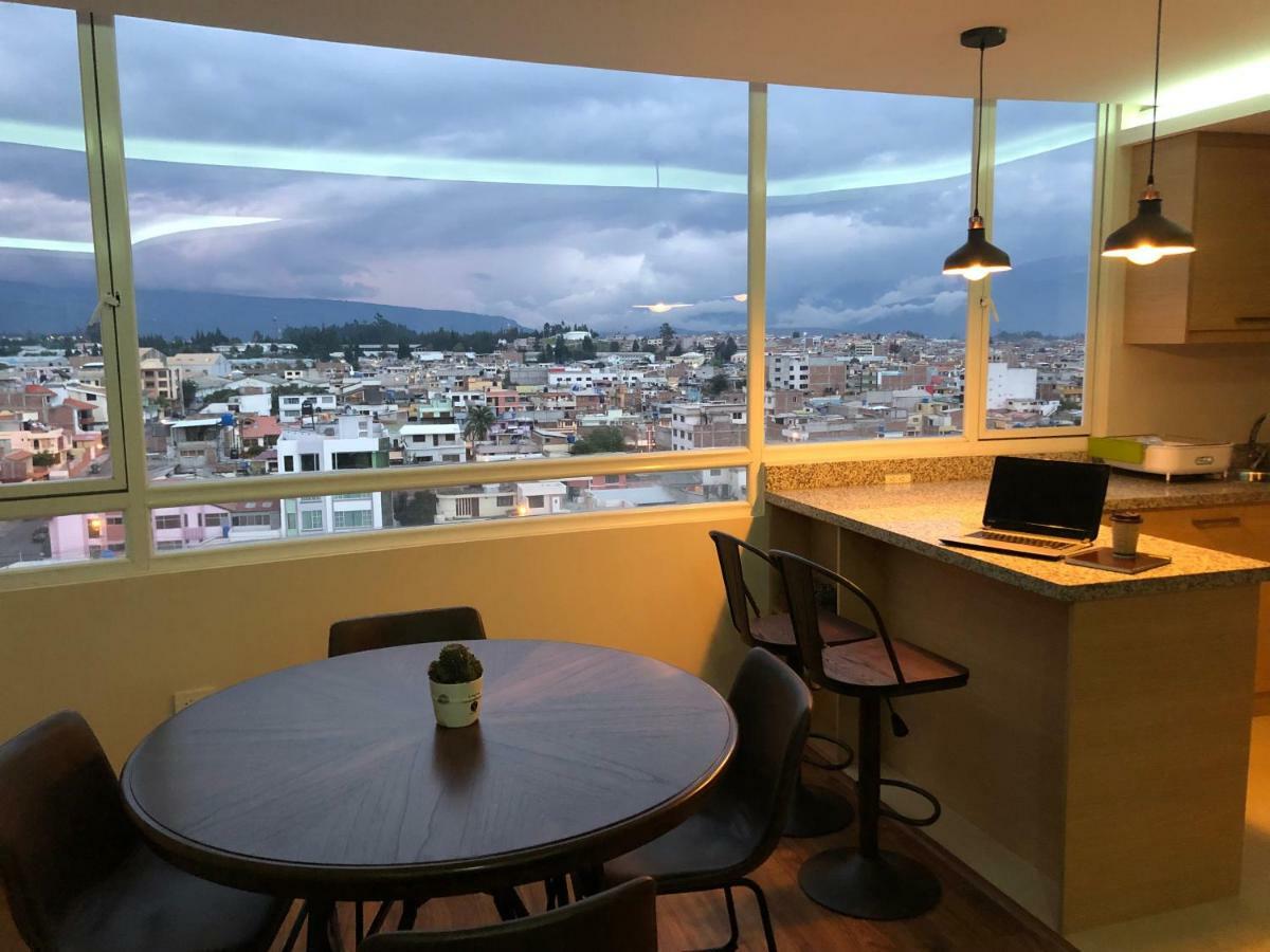 Апартаменты Wanderlot - Departamento Leganza - Penthouse Lujoso Риобамба Экстерьер фото